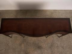 Sheraton Style Serpentine Front Mahogany Sideboard Crossbanded with Rosewood