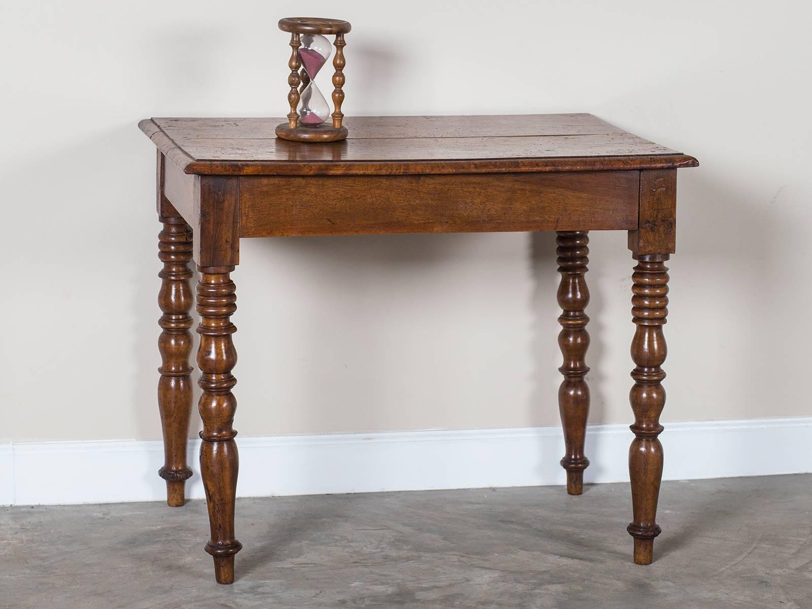 Receive our new selections direct from 1stdibs by email each week. Please click on “Follow Dealer” button below and see them first!

A handsome French Louis Philippe burl chestnut table, circa 1850. Please look at both the luscious timber used in