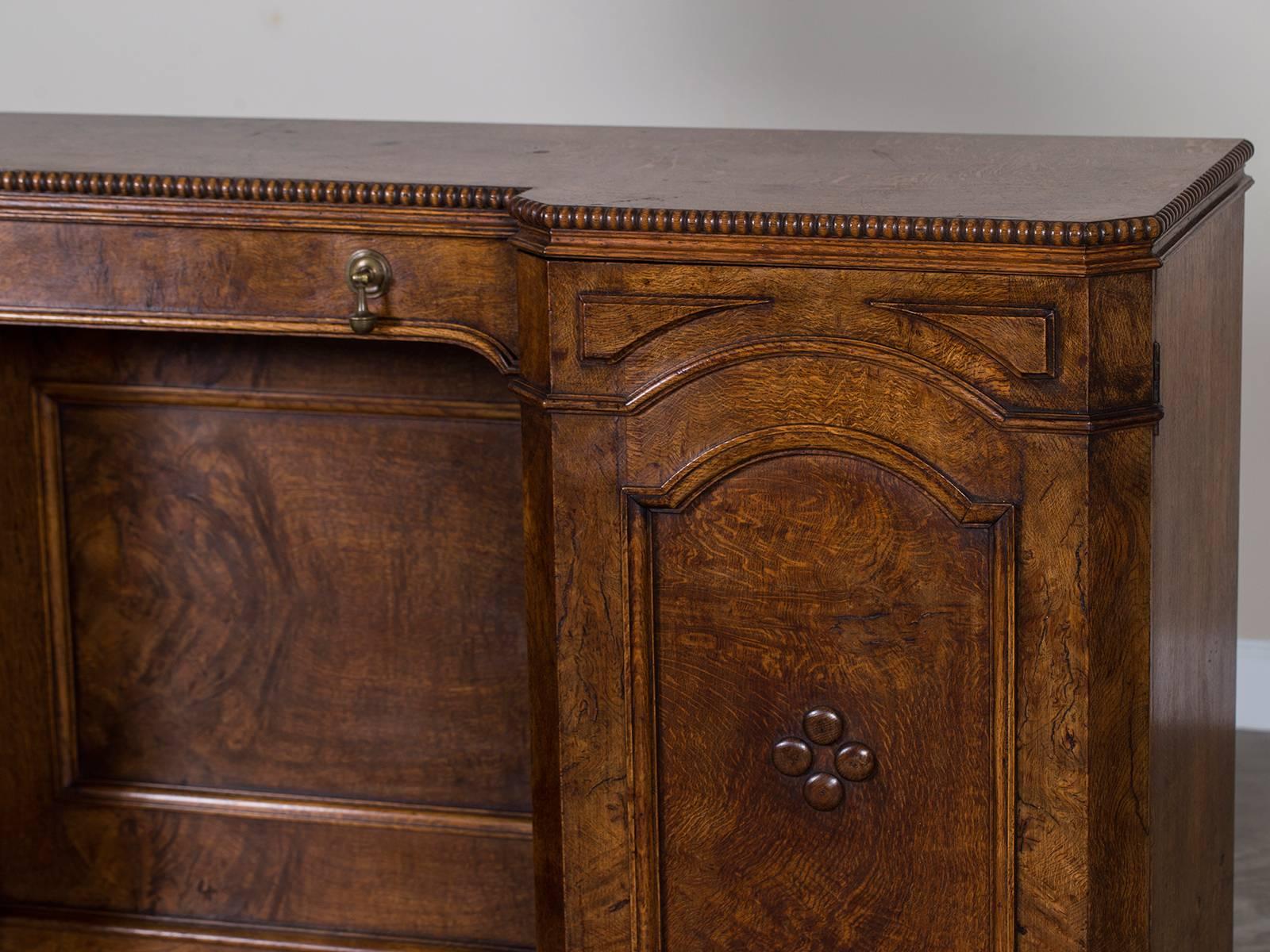 antique oak credenza