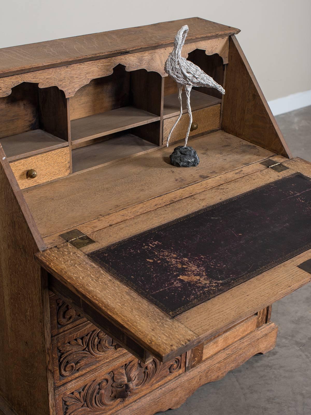 Antique English Arts and Crafts Secretary Base, circa 1875 1