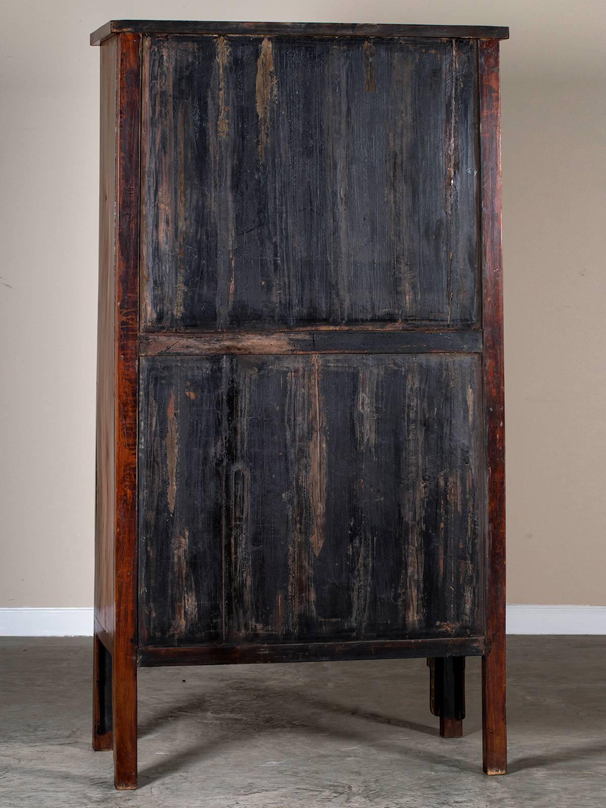 Antique Chinese Ming Style Armoire Kuang Hsu Period, circa 1875 5