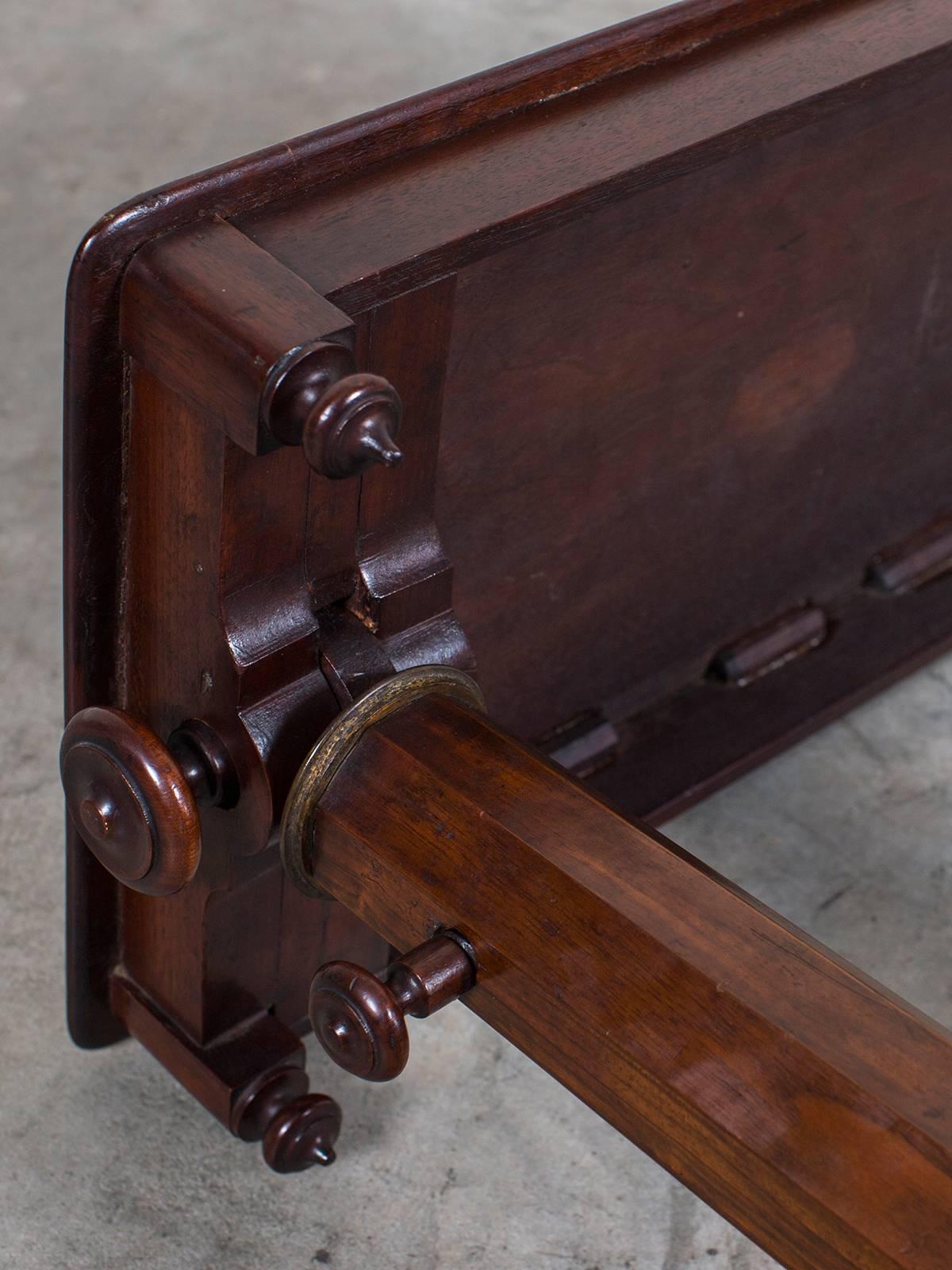 Antique English Mahogany Tilt Top Reading Table, circa 1840 3