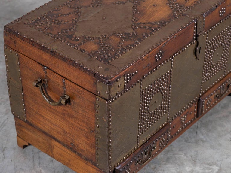 Antique African Zanzibar Chest Trunk, BrassMounted, circa 1875 at 1stDibs antique zanzibar