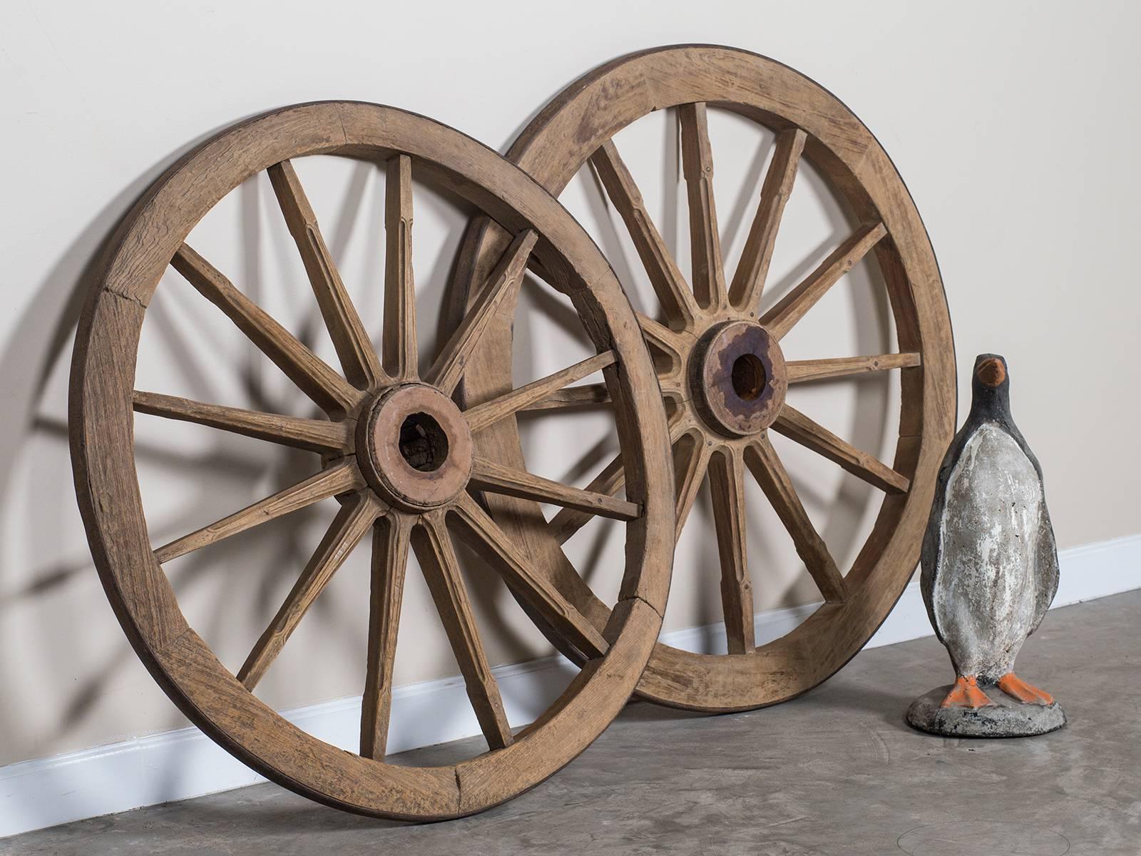 antique wagon wheel