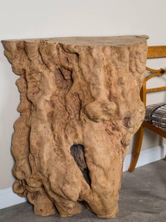 Natural Washed Teak Organic Console Table from Indonesia