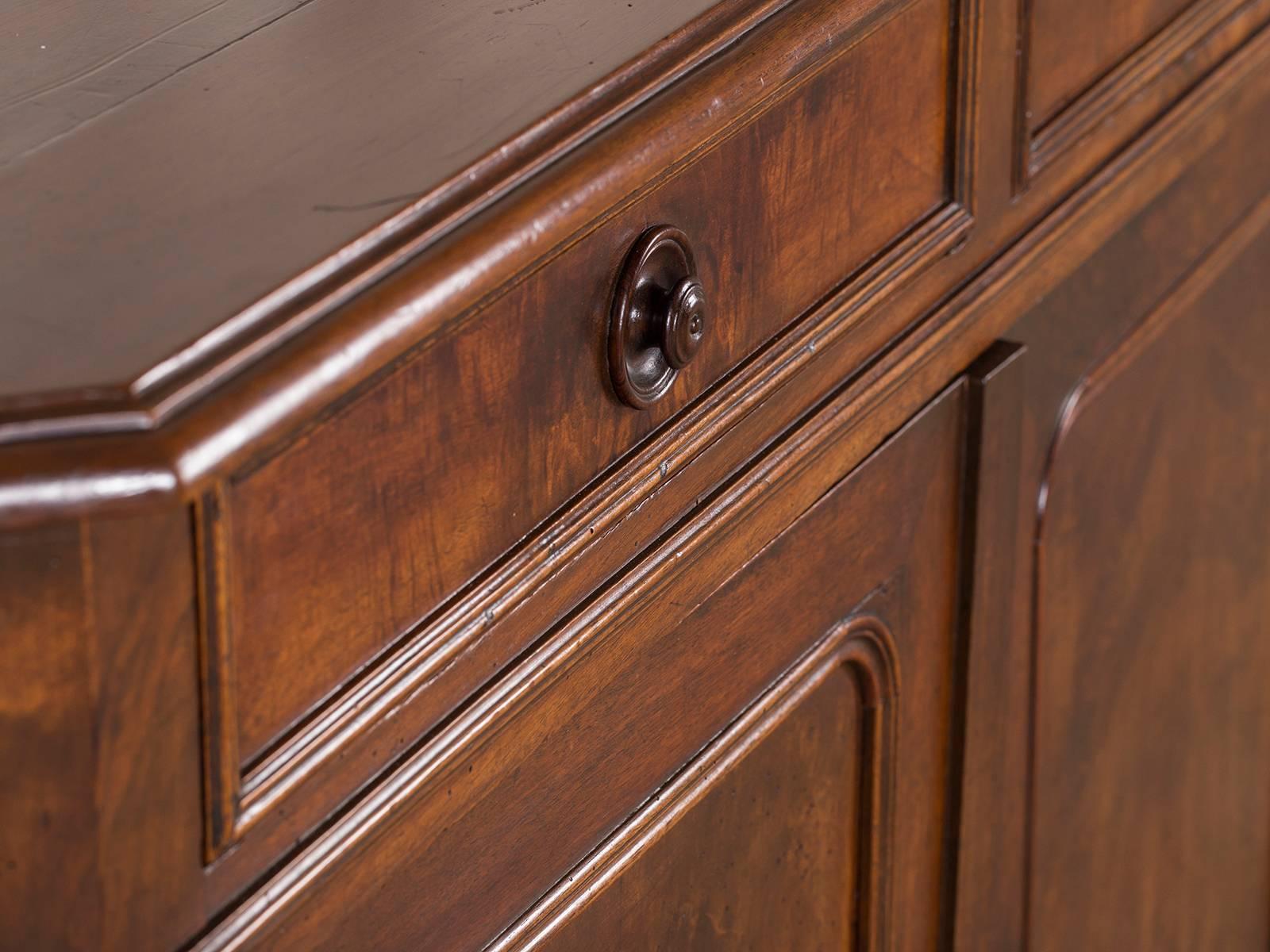 Antique French Louis Philippe Walnut Enfilade, circa 1870 2