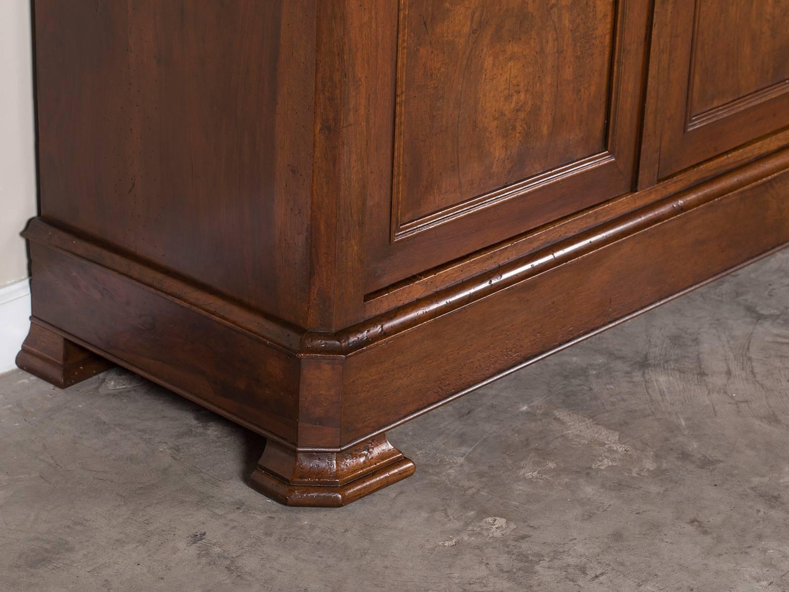 Antique French Louis Philippe Walnut Enfilade, circa 1870 3