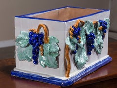 Vintage Italian Ceramic Planter Jardinière by Solimene, Vietri