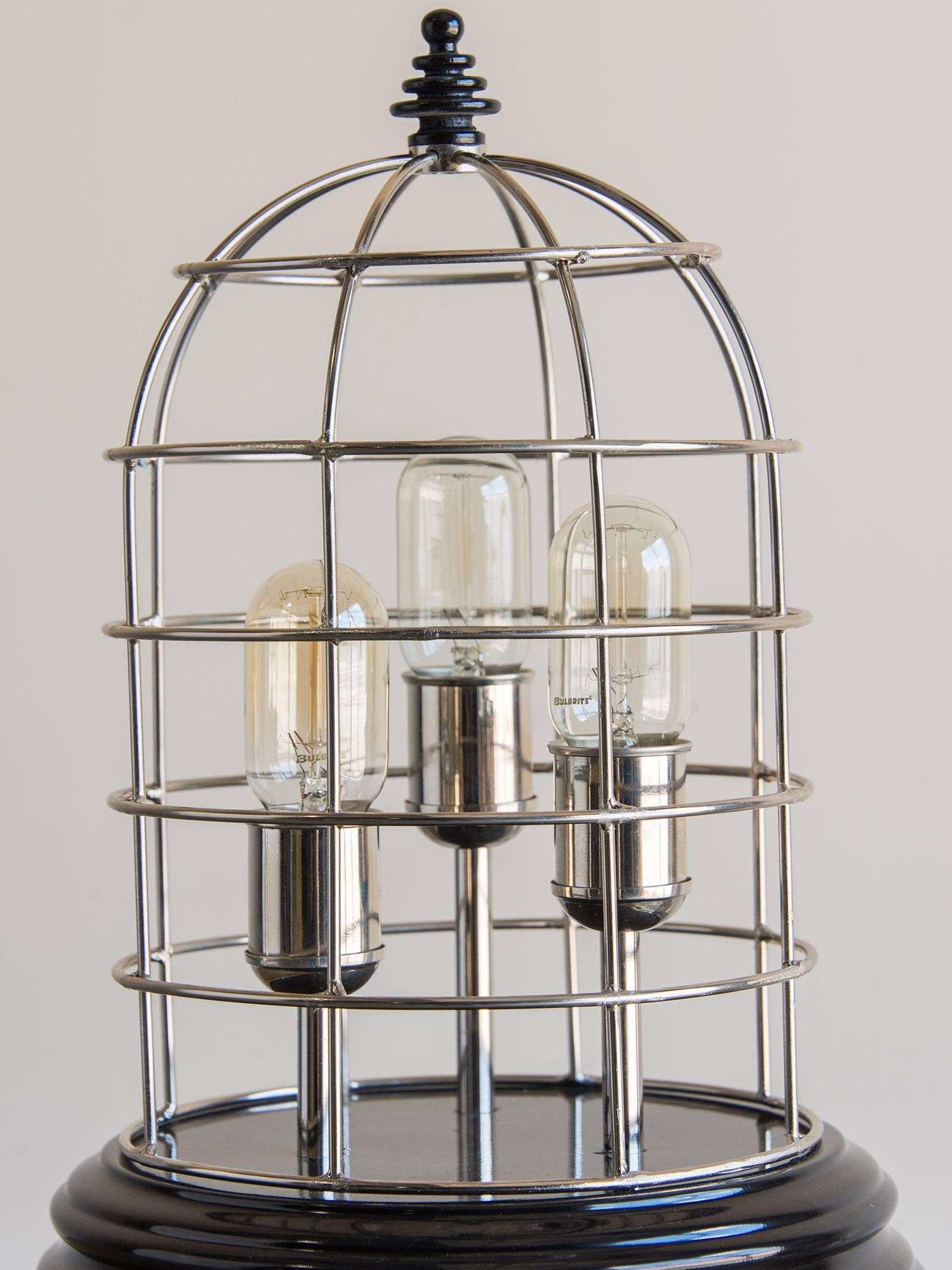 Dutch Modern Silver Beehive Lamp, Holland