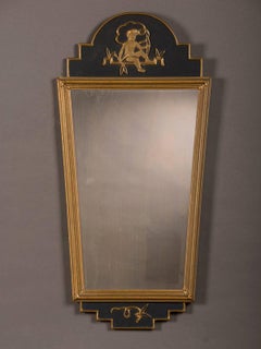 Antique Neoclassical Swedish Painted Mirror, circa 1890