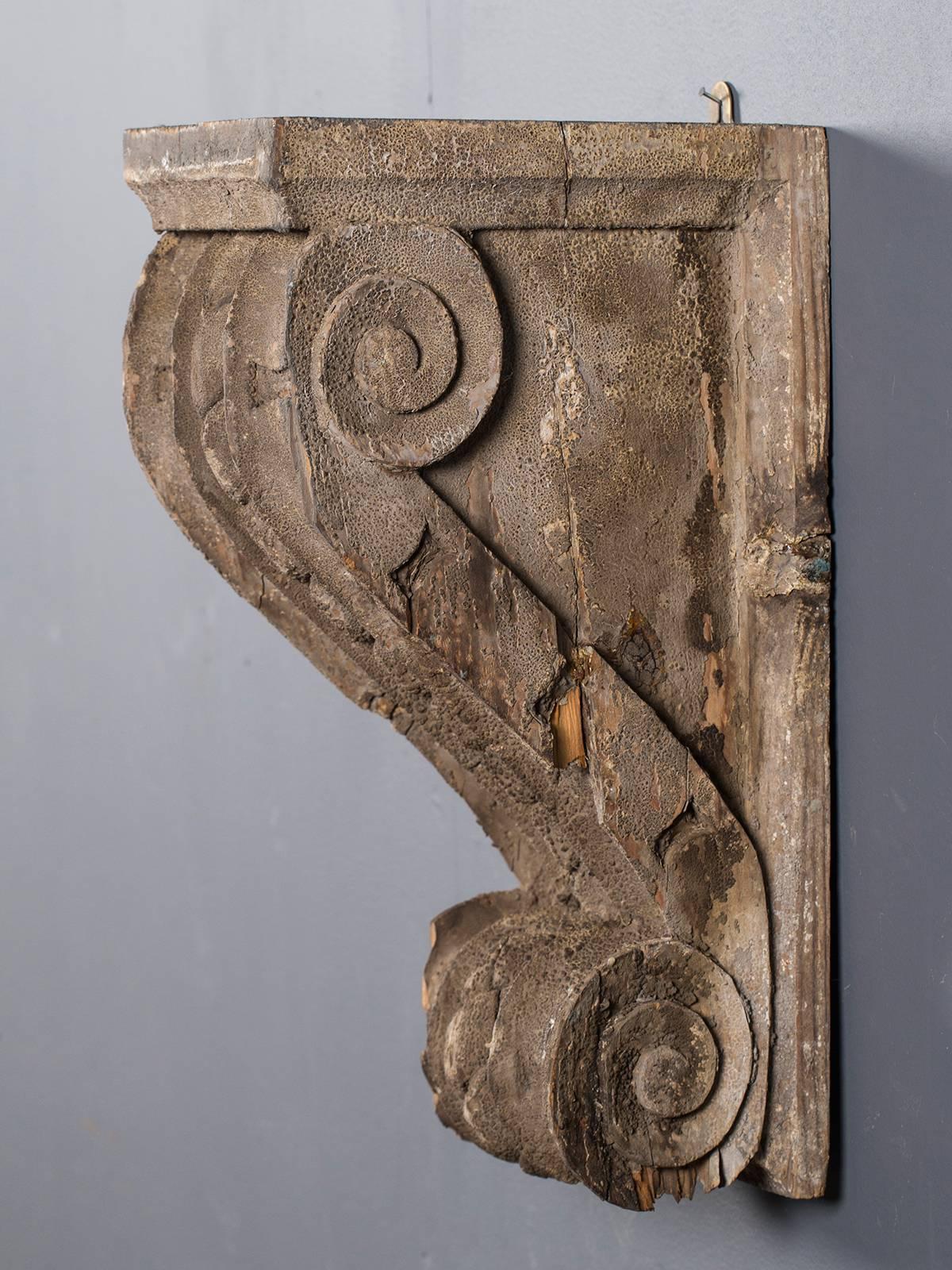 Antique French Wall Bracket Corbel, circa 1850 In Excellent Condition In Houston, TX