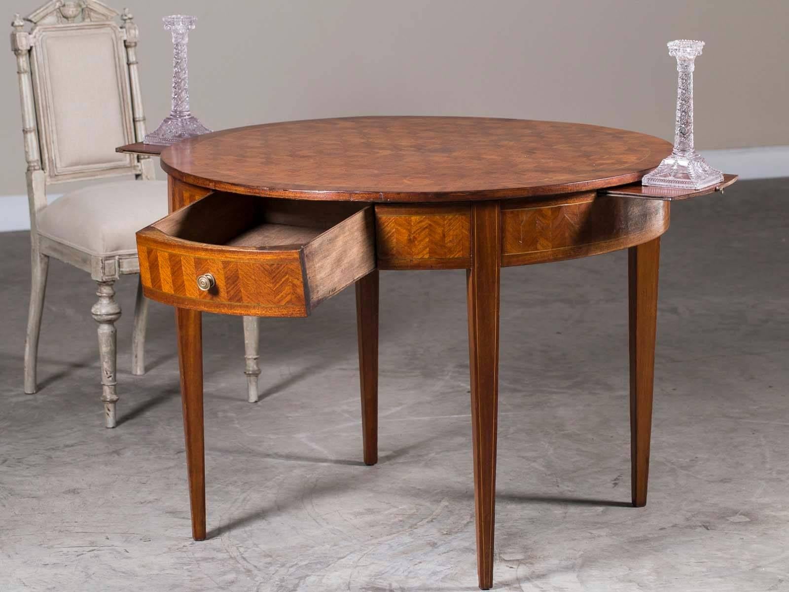 Antique French Louis LXVI Walnut Table, France, circa 1885 In Excellent Condition In Houston, TX