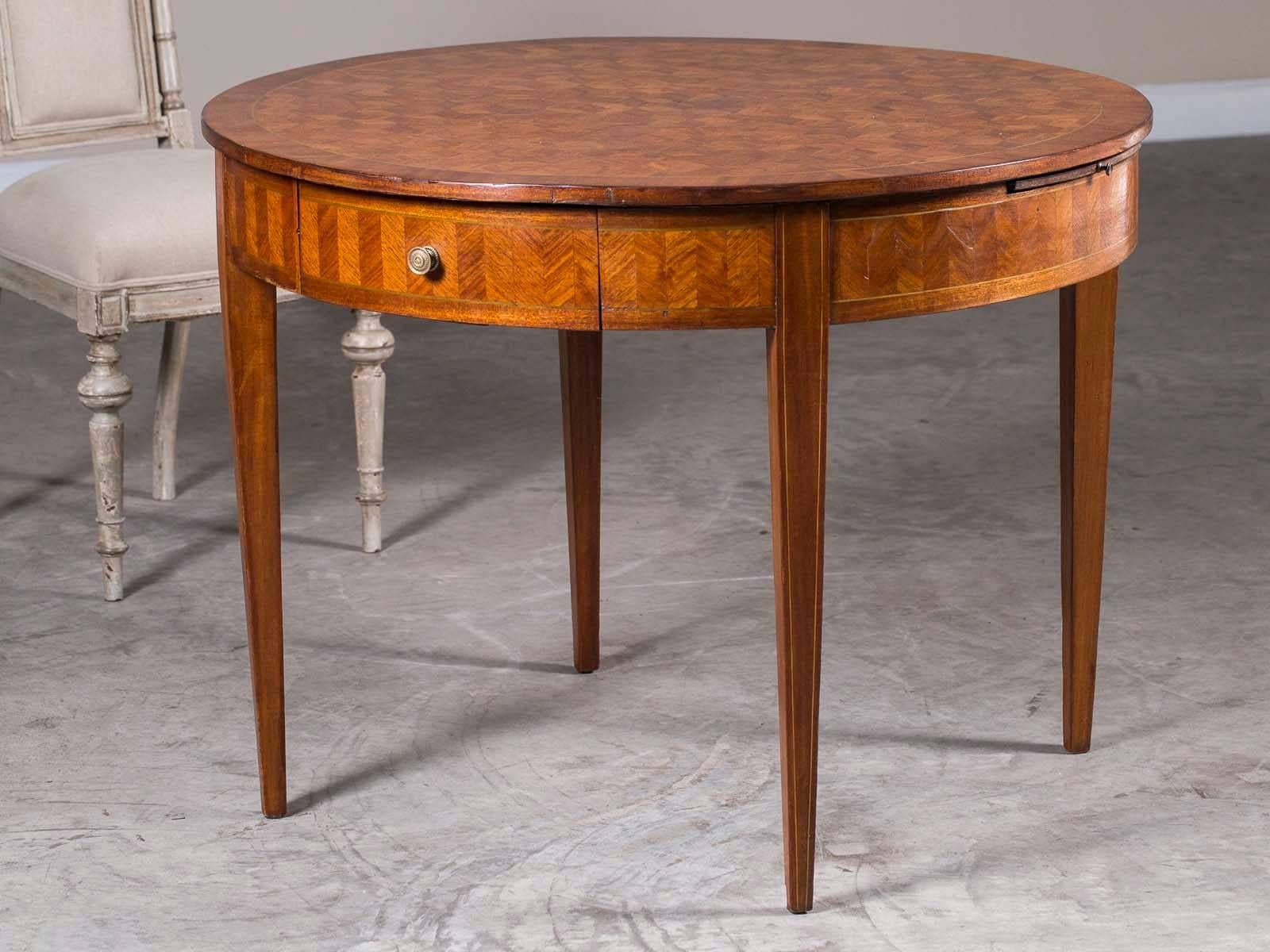 Antique French Louis LXVI Walnut Table, France, circa 1885 2
