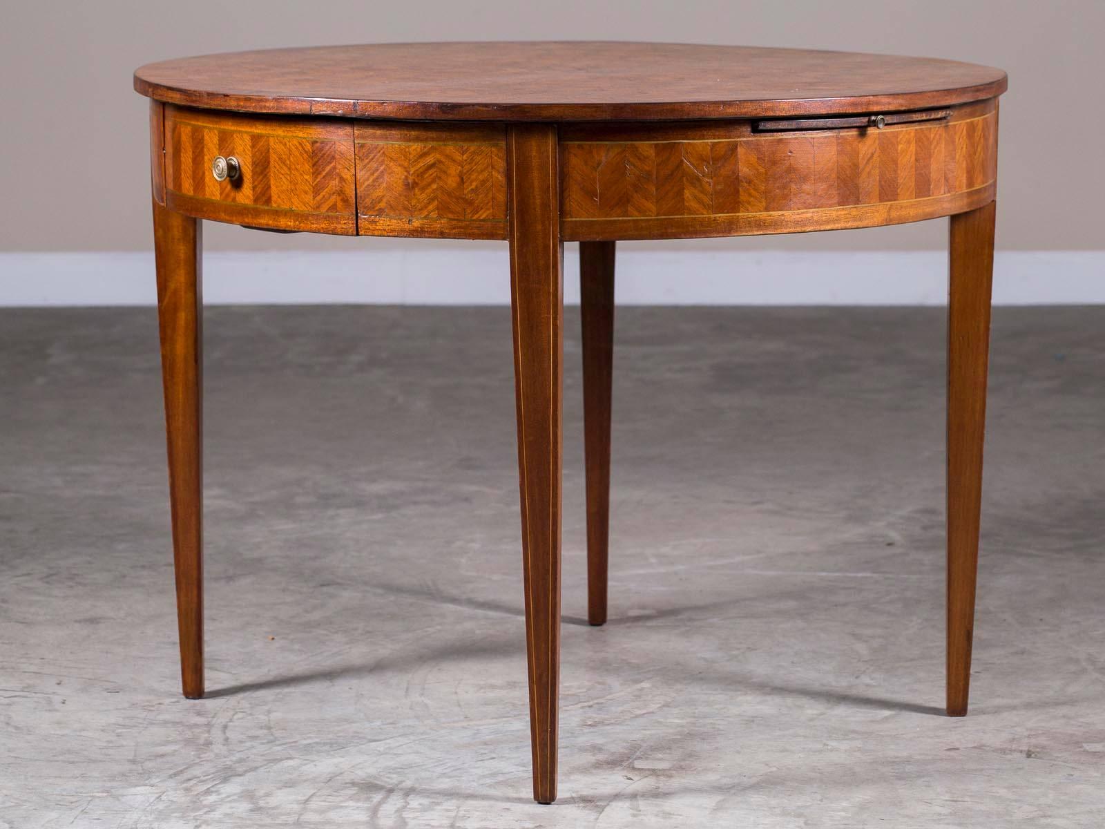 Antique French Louis LXVI Walnut Table, France, circa 1885 1