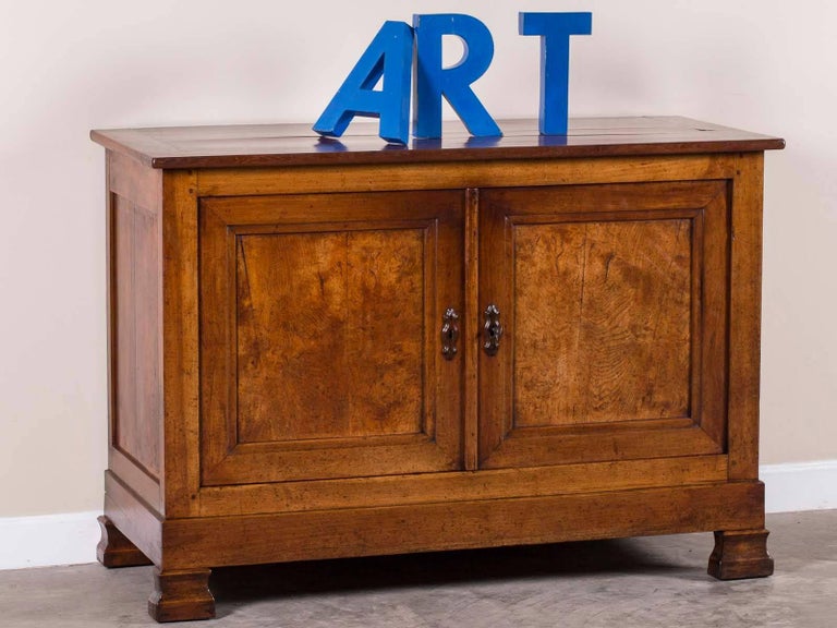 Antique French Louis Philippe Walnut Buffet Credenza ...