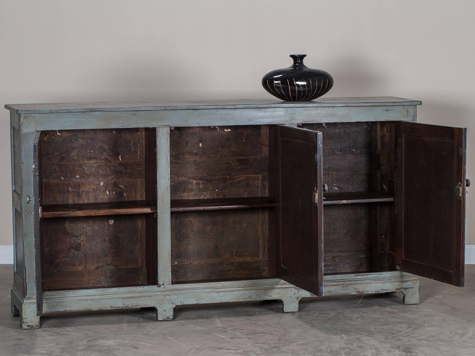 Unusually Shallow Louis Philippe Style Painted Enfilade, France circa 1870 1