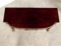 George Bullock Style William IV Period Antique English Mahogany Console Table