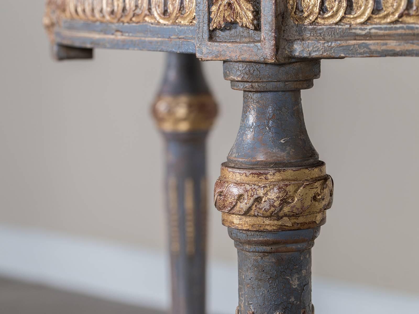 Pair of Painted Gustavian Console Tables, Sweden, circa 1880 1