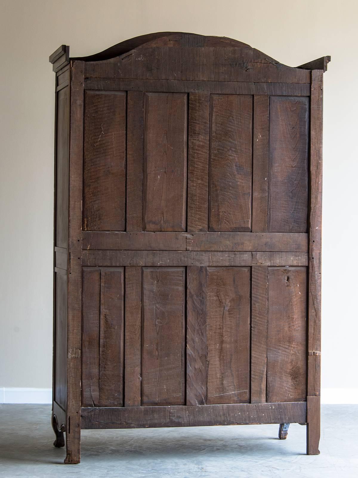 Louis XV Style Antique French Cherrywood Armoire, Normandy, circa 1785 2