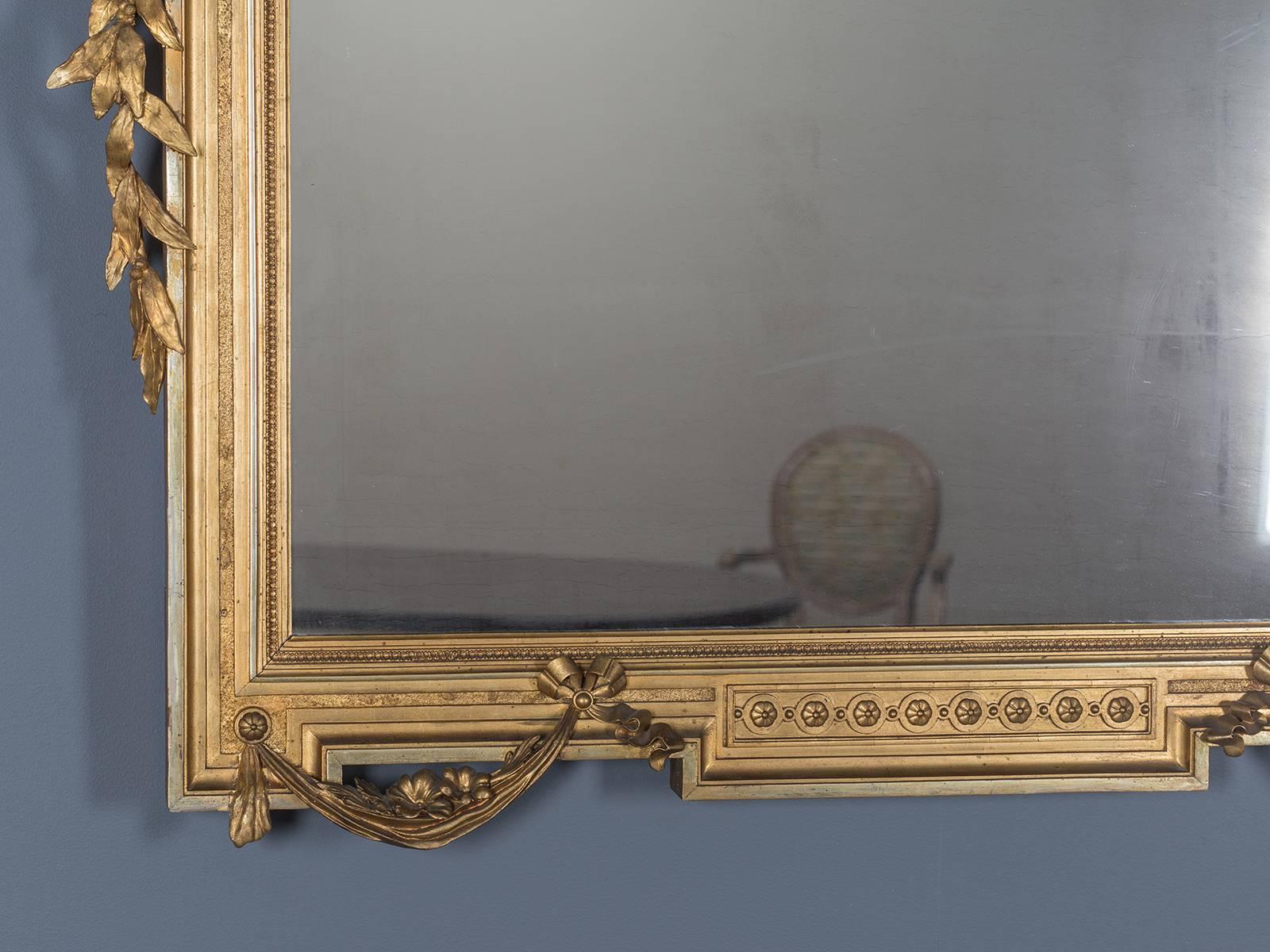 antique horizontal mirror