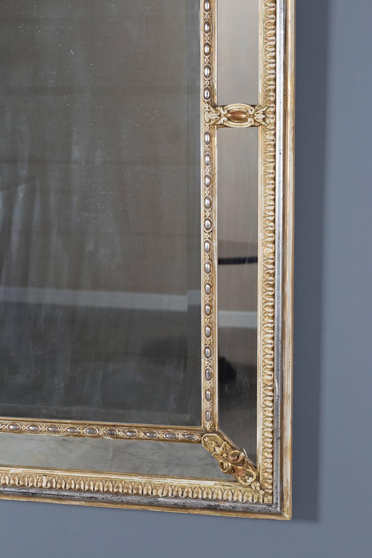 Antique Regence Style Pareclose French Mirror, circa 1880  In Excellent Condition In Houston, TX