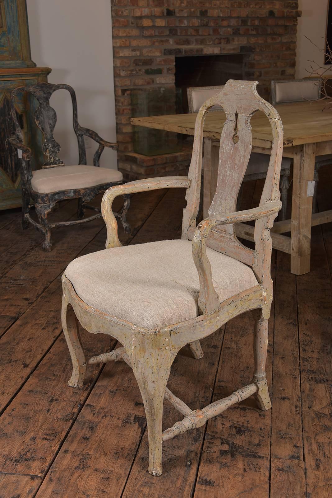 Swedish Rococo Chairs In Good Condition In Houston, TX