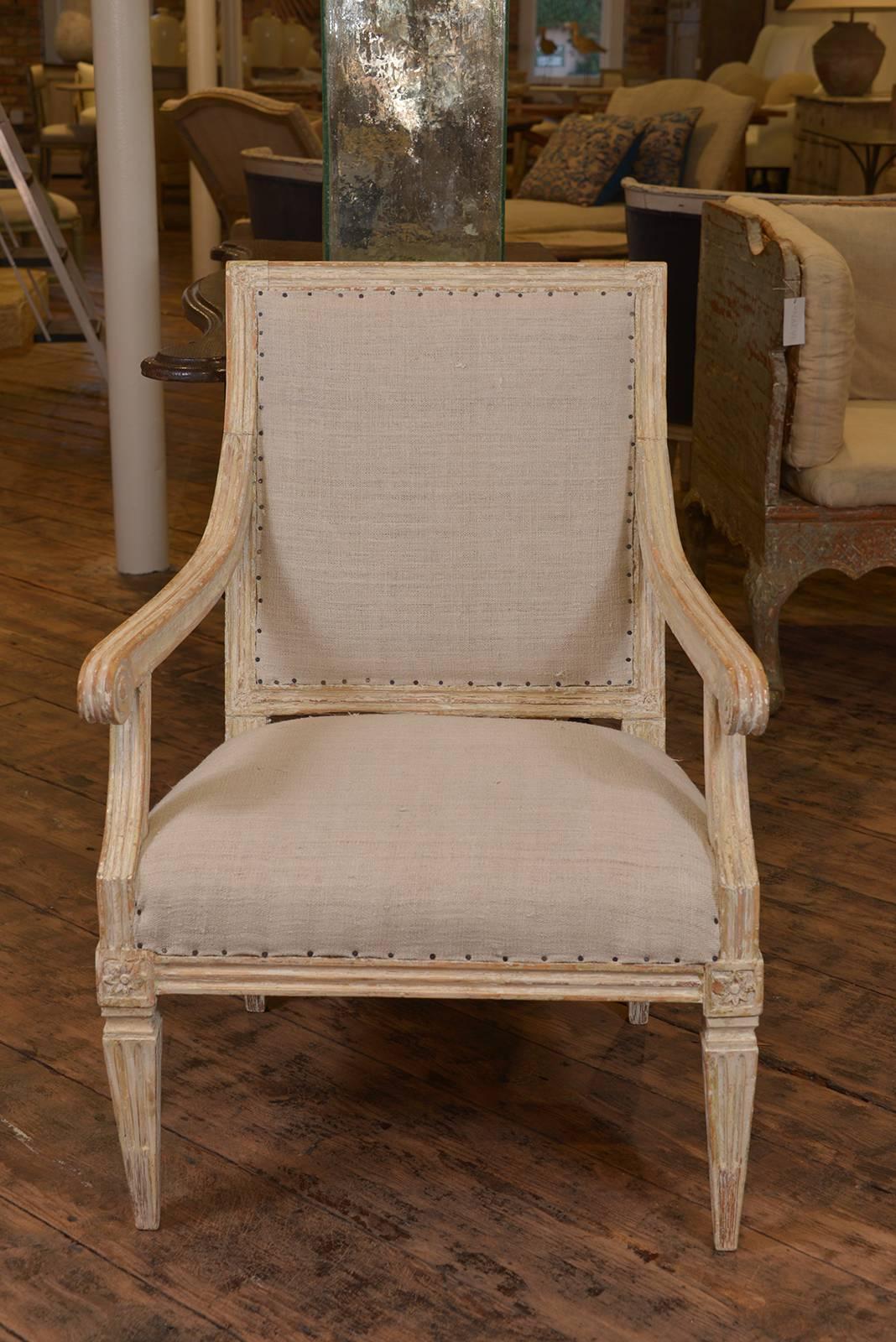 19th Century Single Swedish Chair For Sale