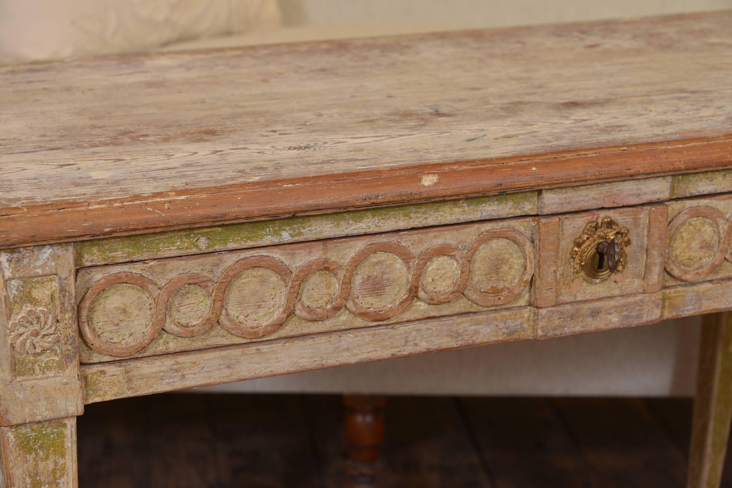 Gustavian Console  In Excellent Condition In Houston, TX