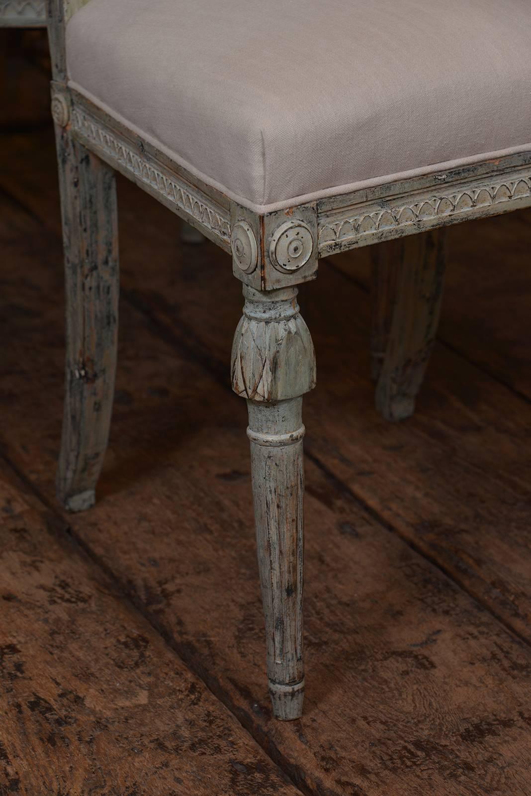 Four Gustavian Chairs For Sale 1