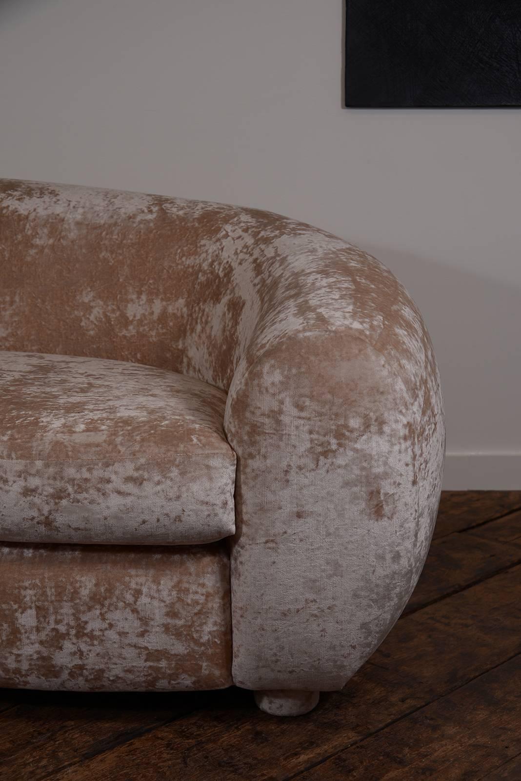 Contemporary Jean Royeré Inspired Sofa