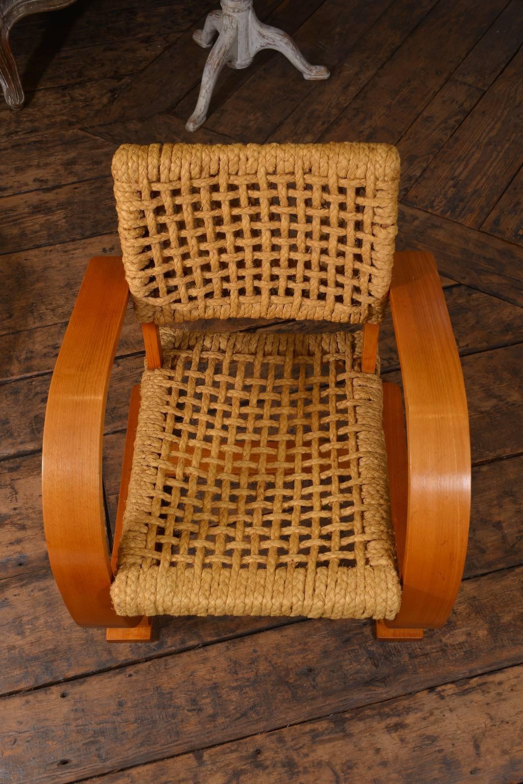 French Audoux-Minet, Rope Chairs