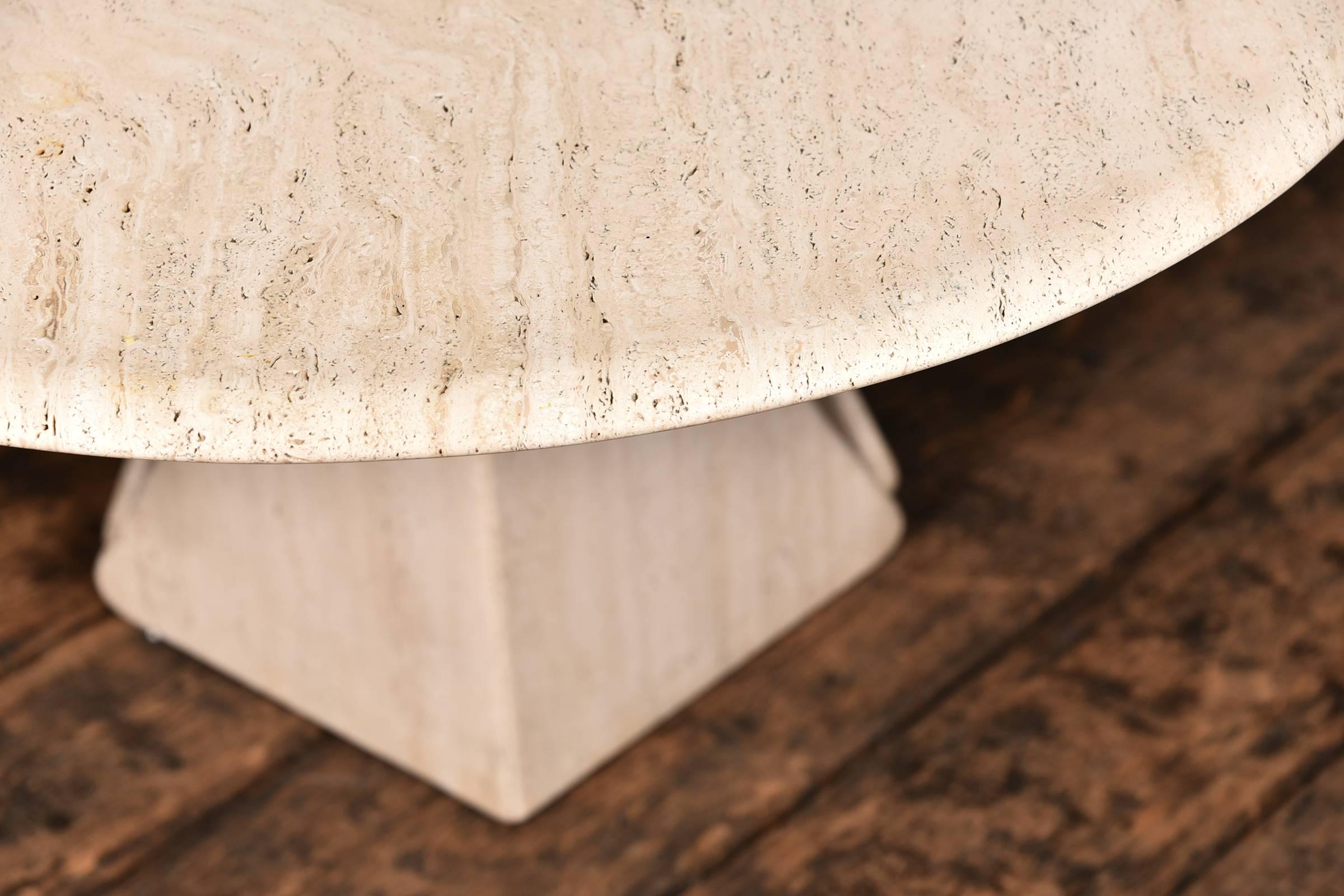French Travertine Table 2
