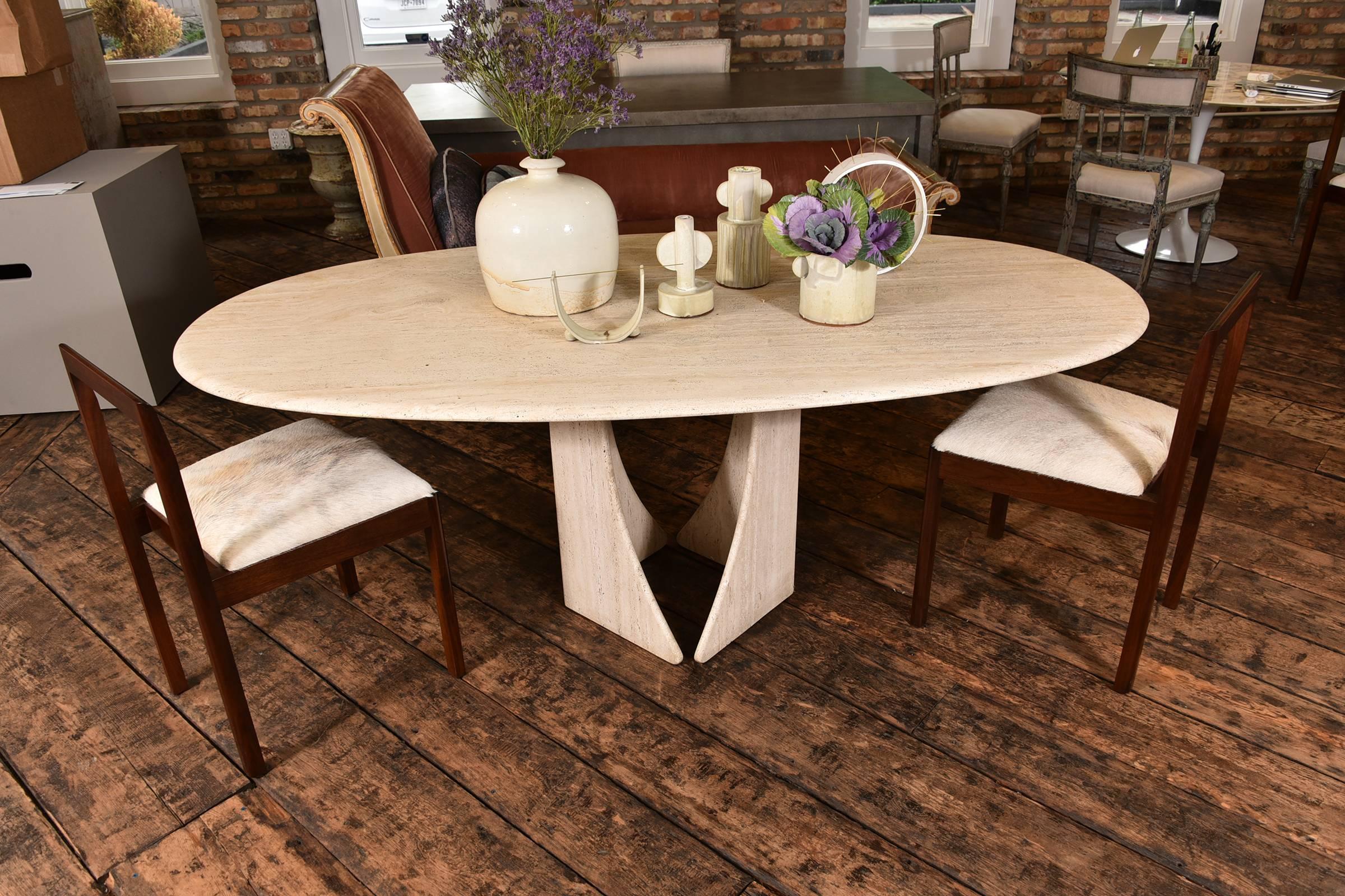 French Travertine Table 3