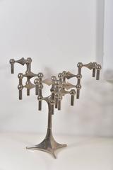 Silvered Bronze Candelabras
