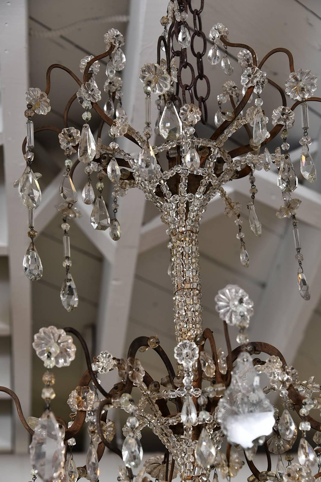 Italian Crystal Chandelier 2