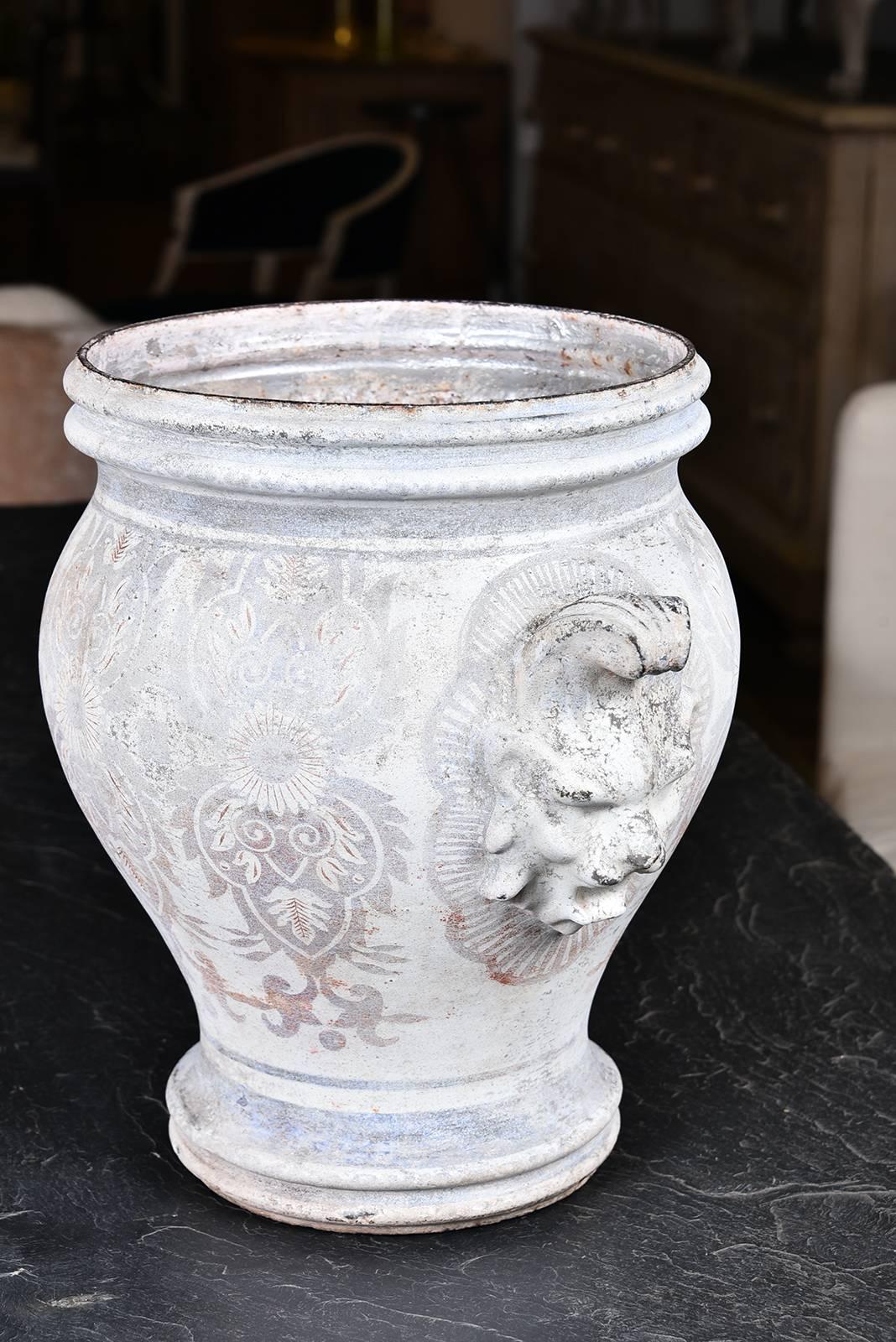 Pair of Rouen Urns In Good Condition In Houston, TX