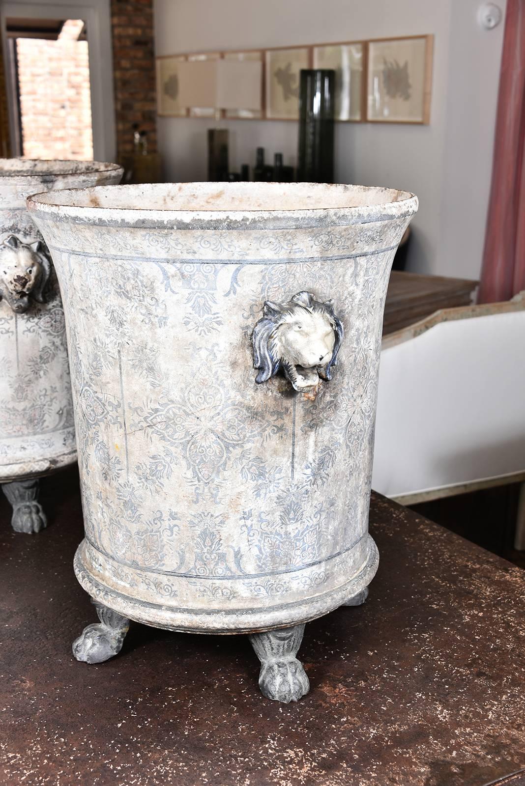 Pair of Rouen Jardinieres 1