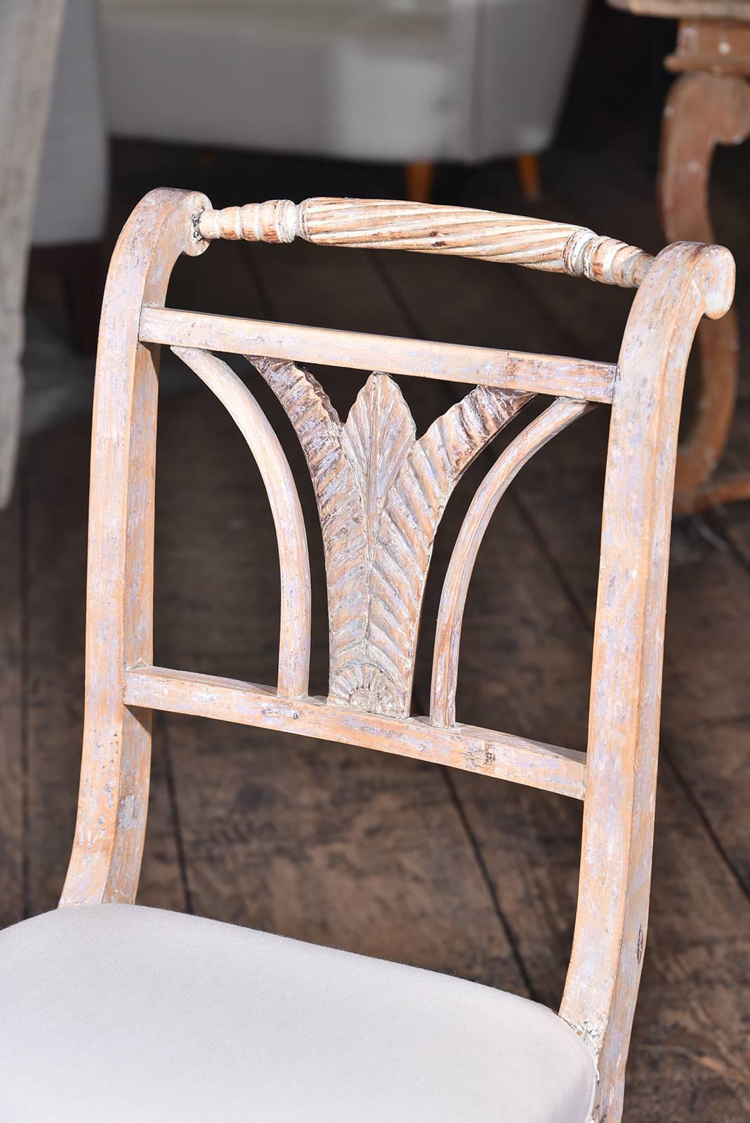 Gustavian Swedish Dining Chairs For Sale