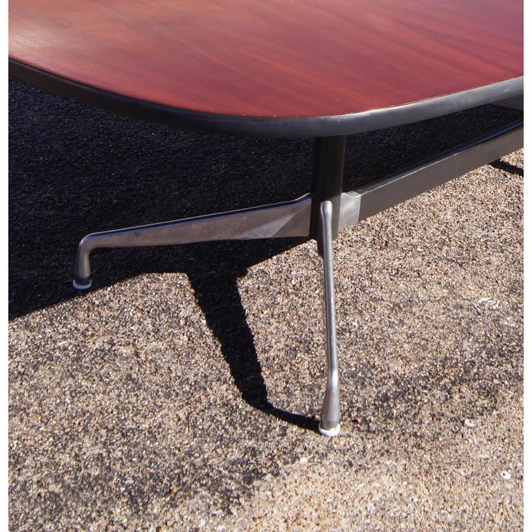 Vintage Eames Herman Miller Mid Century Wood Conference Table At 1stdibs Mid Century Modern Vintage Eames Herman Miller Wood Conference Table For