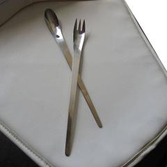Mid-Century Serving Set by Georg Jensen Arne Jacobsen