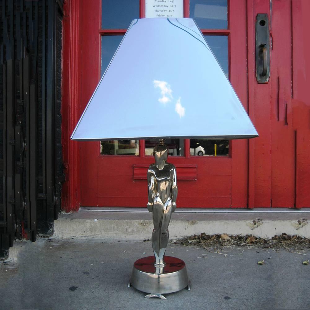 Male-female table lamp designed by Viktor Schreckengost for Colonial Premier Lamp 

Viktor Schreckengost was an American industrial designer as well as a teacher, sculptor and artist. His wide-ranging work included noted pottery designs, industrial