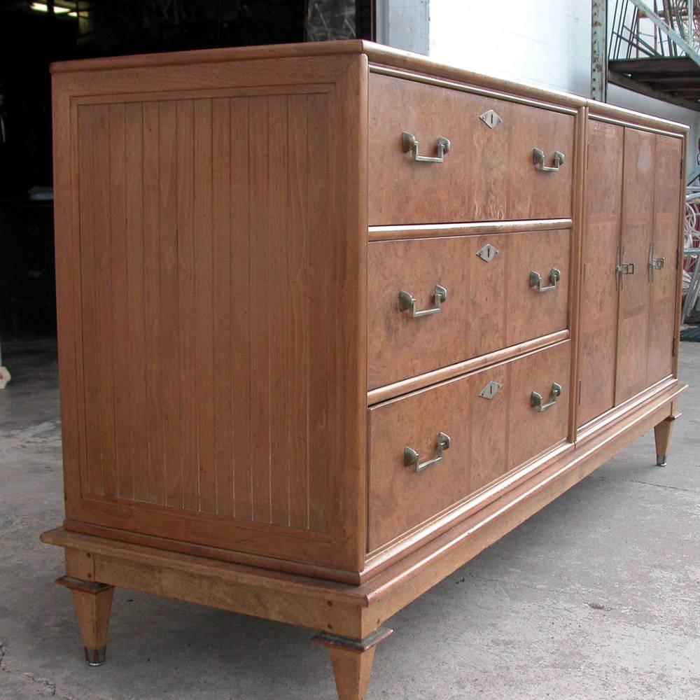 Mid-Century Mastercraft Sideboard Designed by Bernhard Rohne In Good Condition For Sale In Pasadena, TX