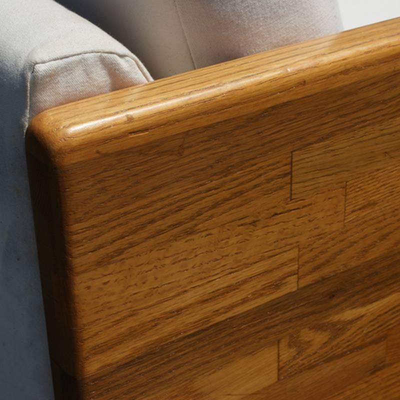 Mid-Century Modern Vintage Jerryll Habegger Butcher Block Sofa Couch