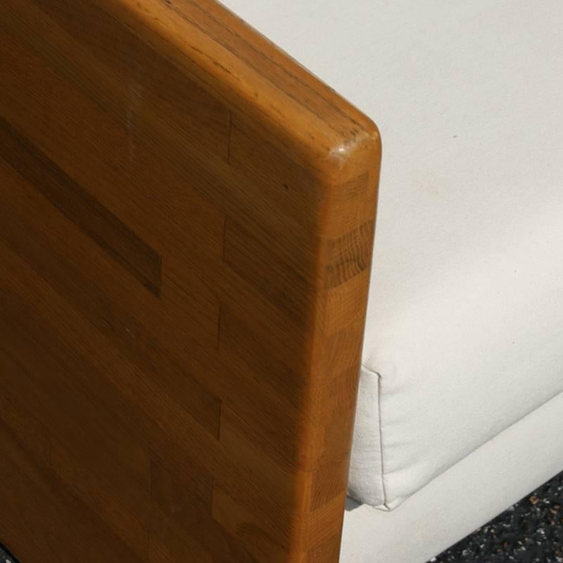 American Vintage Jerryll Habegger Butcher Block Sofa Couch