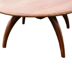 Vintage Heywood Wakefield Lazy Susan Revolving Coffee Table
