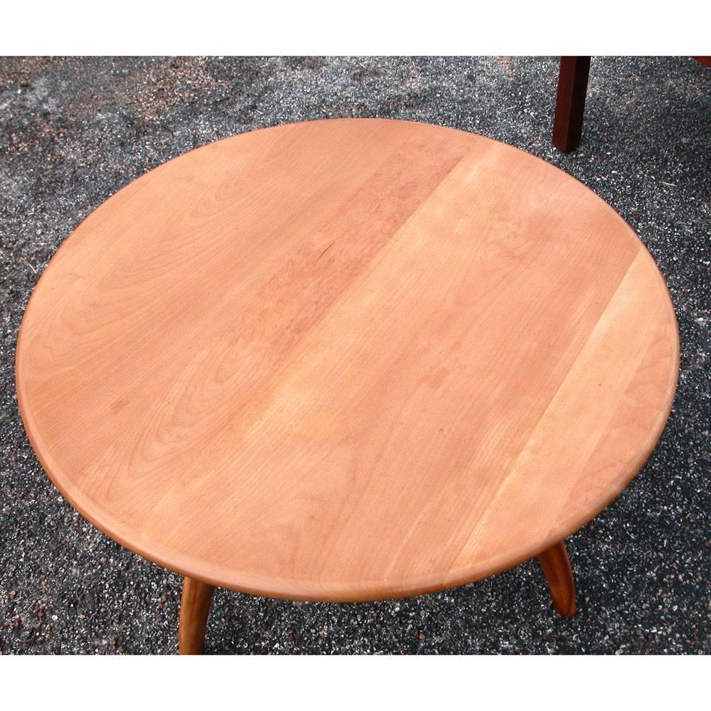 heywood wakefield lazy susan coffee table