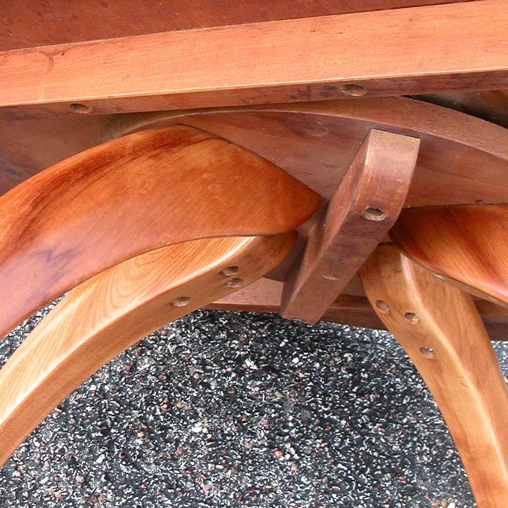 vintage rotating coffee table