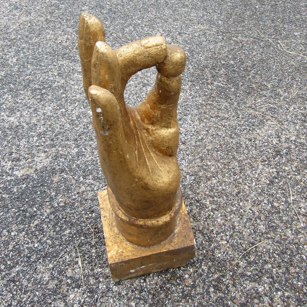 AOK Hand Gesture Statue Sculpture For Sale at 1stdibs