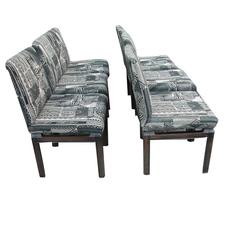 Set of Vintage Mid-Century Baker Michael Taylor Far East Dining Chairs