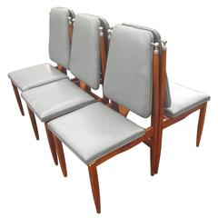 Vintage Six '6' Italian Dining Chairs 10